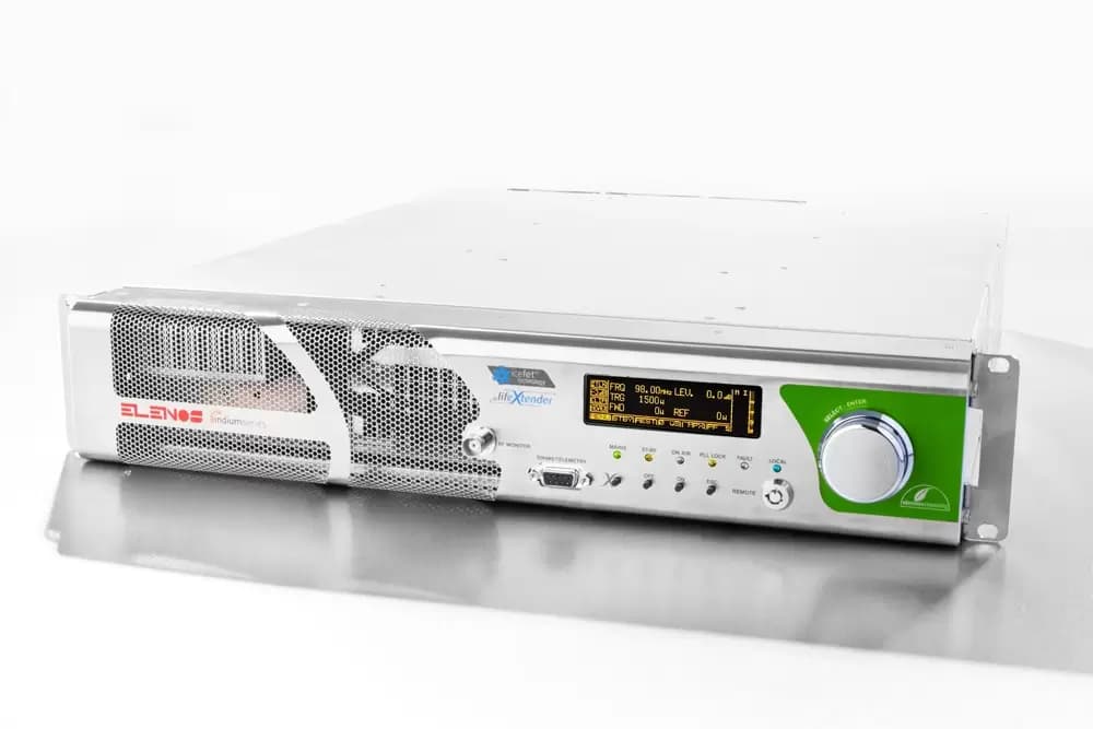 Série Indium (150W–30kW) — Émetteur FM Série Indium (150W–30kW) — Émetteurs FM Elenos : ICEFET, EcoSave, LifeExtender. De 150W à 30kW. Distribué par UBSM au Maroc.