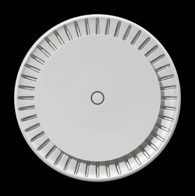 cAP ax — AP Plafond Wi-Fi 6 cAP ax — Point d'accès Wi-Fi 6 AX1800 plafond PoE via CAPsMAN. Distribué par UBSM au Maroc.