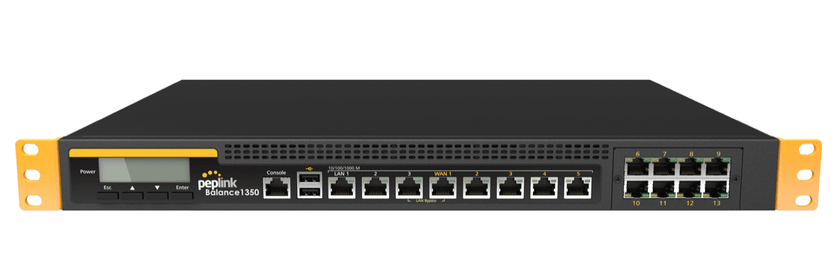 Balance 1350 — SD-WAN Carrier Balance 1350 — SD-WAN enterprise 13 WAN carrier-grade. Distribué par UBSM au Maroc.