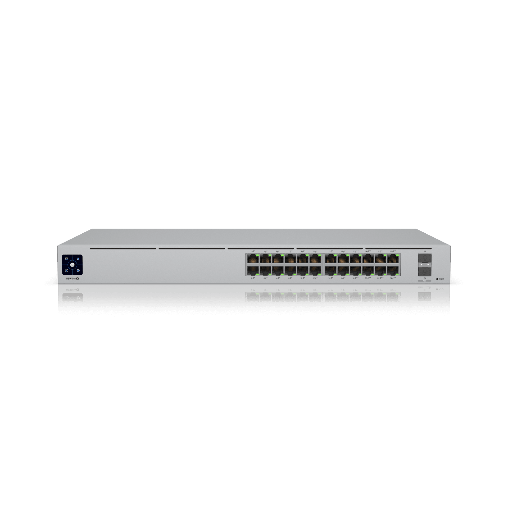 USW Pro 24 PoE — Switch L2 PoE USW Pro 24 PoE — Switch managé 24 ports PoE+ Layer 2 polyvalent. Distribué par UBSM au Maroc.